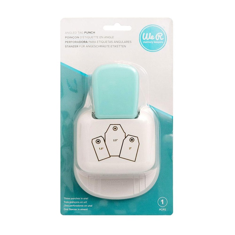 We R Punch We R Memory Keepers 3-In-1 Punch - Angled Tag* - Artist’s Studio Supply Hub