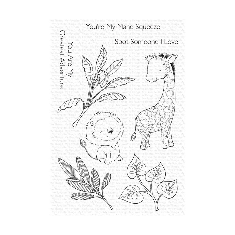 My Favorite Things Clear 4"x6" Stamp Set - Sweetest Safari Set #2 ...