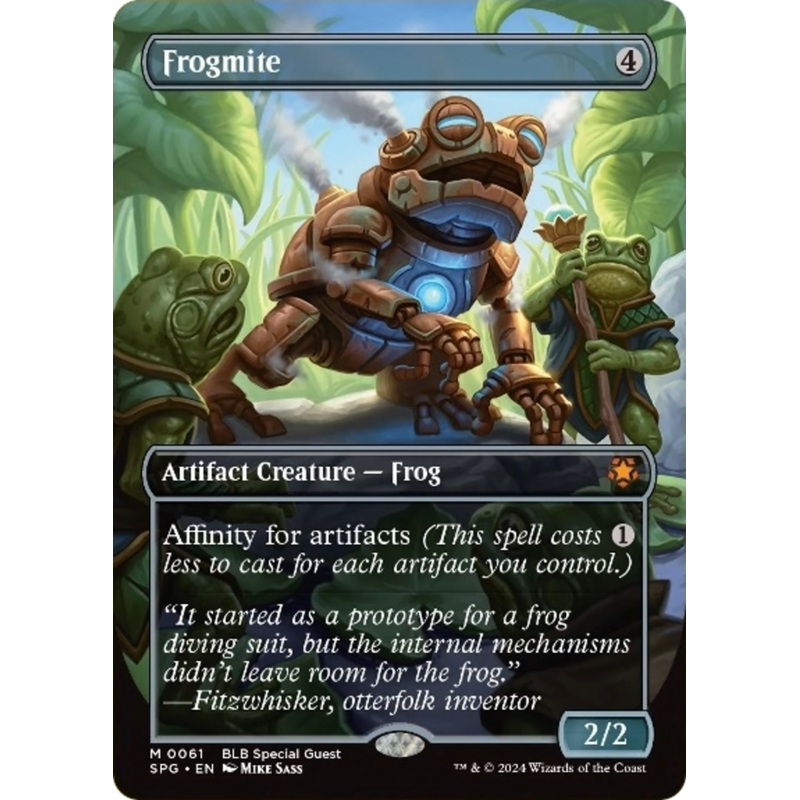 Frogmite (Borderless) [Bloomburrow Special Guests] - Artist’s Studio ...